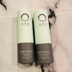 O.R.G Skincare Bundle: Oxygen Cleanser Bubble Mask Cleanser with Collagen